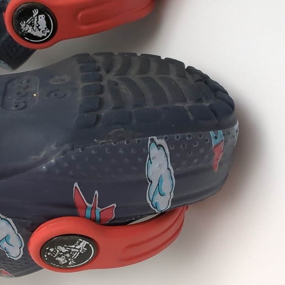 Crocs Rocket Classic Graphic Clog Shoes - C8 - Picture 9 of 11